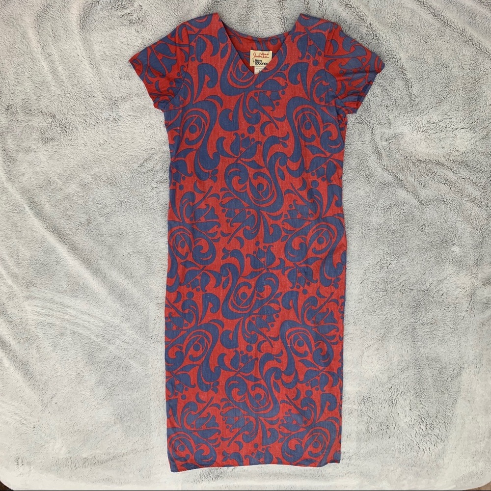 Reyn Spooner Short Sleeve Dress in Red